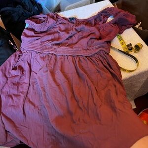 Tera Cotta Peasant Dress​